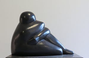 Frans Duckers - Bronzen beeld, Koestering (Groot en zeer zwaar!) kopen? Bied vanaf 1500!