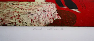 Peter Bes - een zeldzame in kleine oplage gemaakte Ets/Aquatint "rood imperium" gesigneerd kopen? Bied vanaf 47!