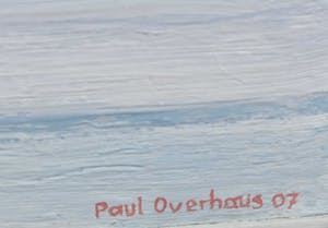 Paul Overhaus - Acryl op board, Landschap - Ingelijst kopen? Bied vanaf 70!