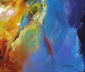 Peter Munnik - Olieverf op doek, Zonder titel - Ingelijst (Groot) kopen? Bied vanaf 300!