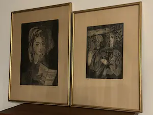 Robert Vandereycken - Lot van 2 zeldzame etsen kaufen? Bieten Sie von 90!