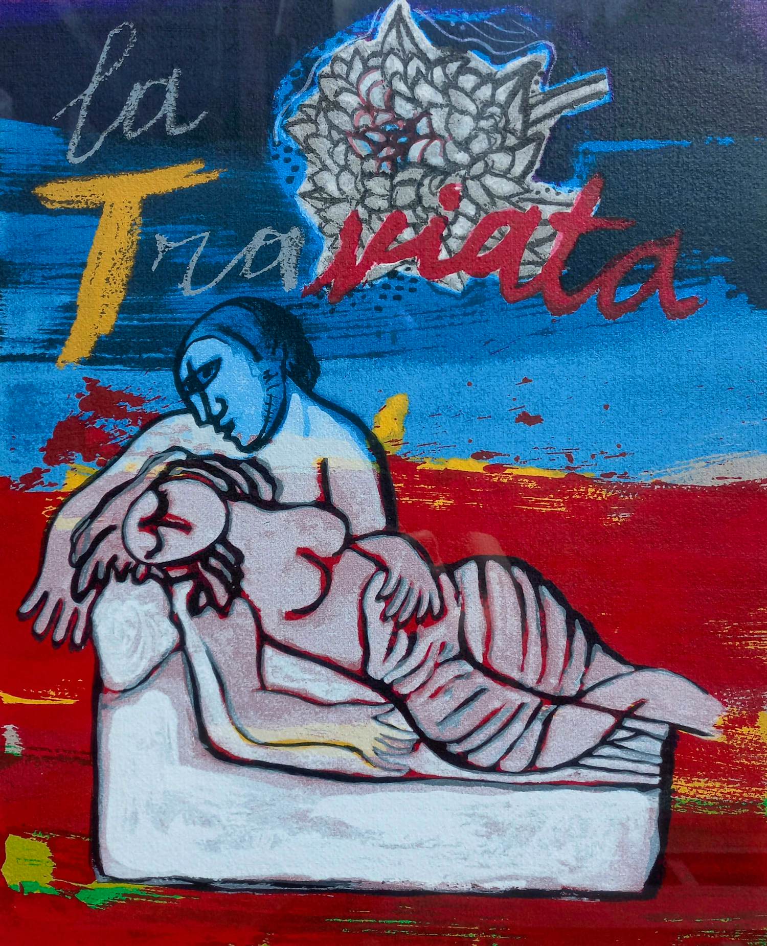 AcheterCorneille - La Traviata, zeefdruk (mooi ingelijst)? Enchérissez de 295!
