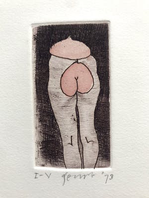 Geurt van Dijk - 5 ondeugende etsen / Zeer kleine oplage, handgesigneerd - 1973 kopen? Bied vanaf 1!