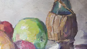 Henk van Leeuwen - olie op doek - stilleven, gesigneerd lo + verso stempel kopen? Bied vanaf 99!