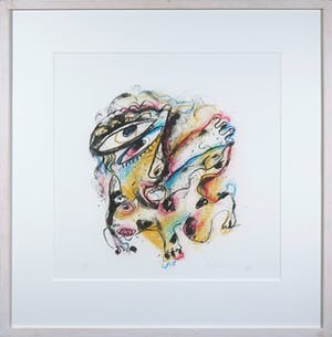 Henk Vierveijzer - Litho, Zonder titel - Ingelijst kopen? Bied vanaf 40!