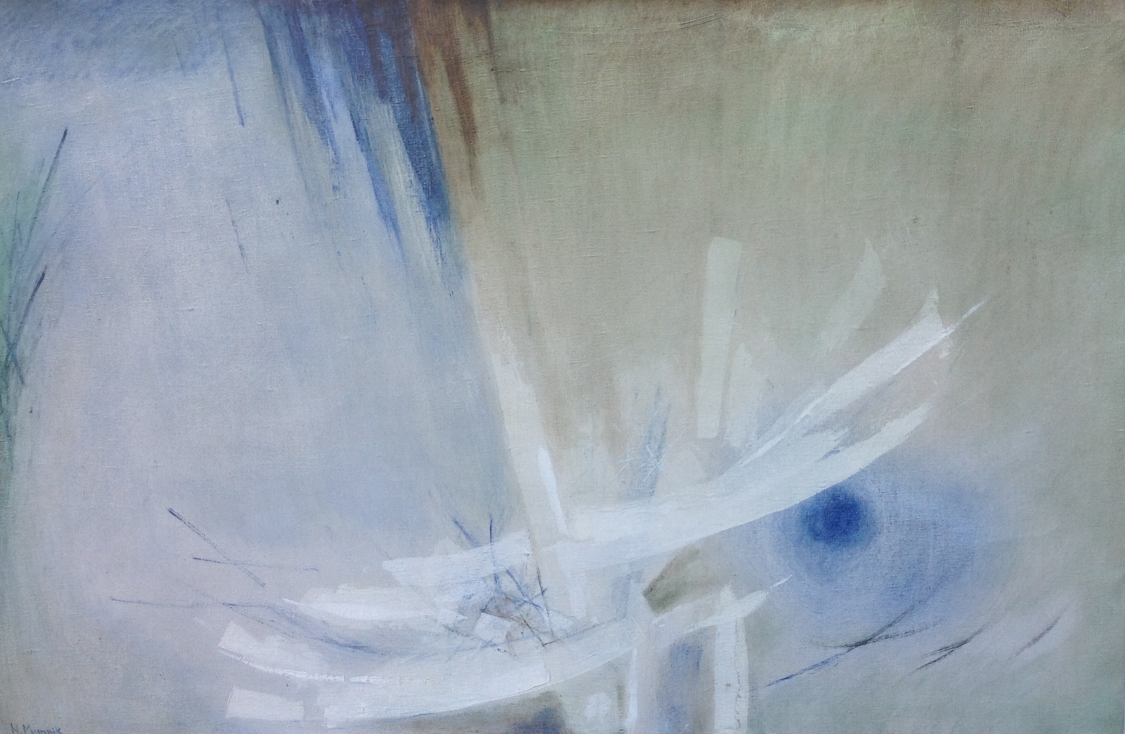 Henk Munnik - Abstract, Ruimte I verkocht voor € 200!