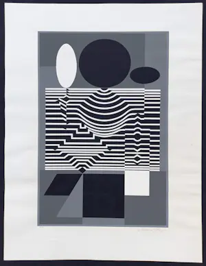 Victor Vasarely - Gotha, zeefdruk kopen? Bied vanaf 495!