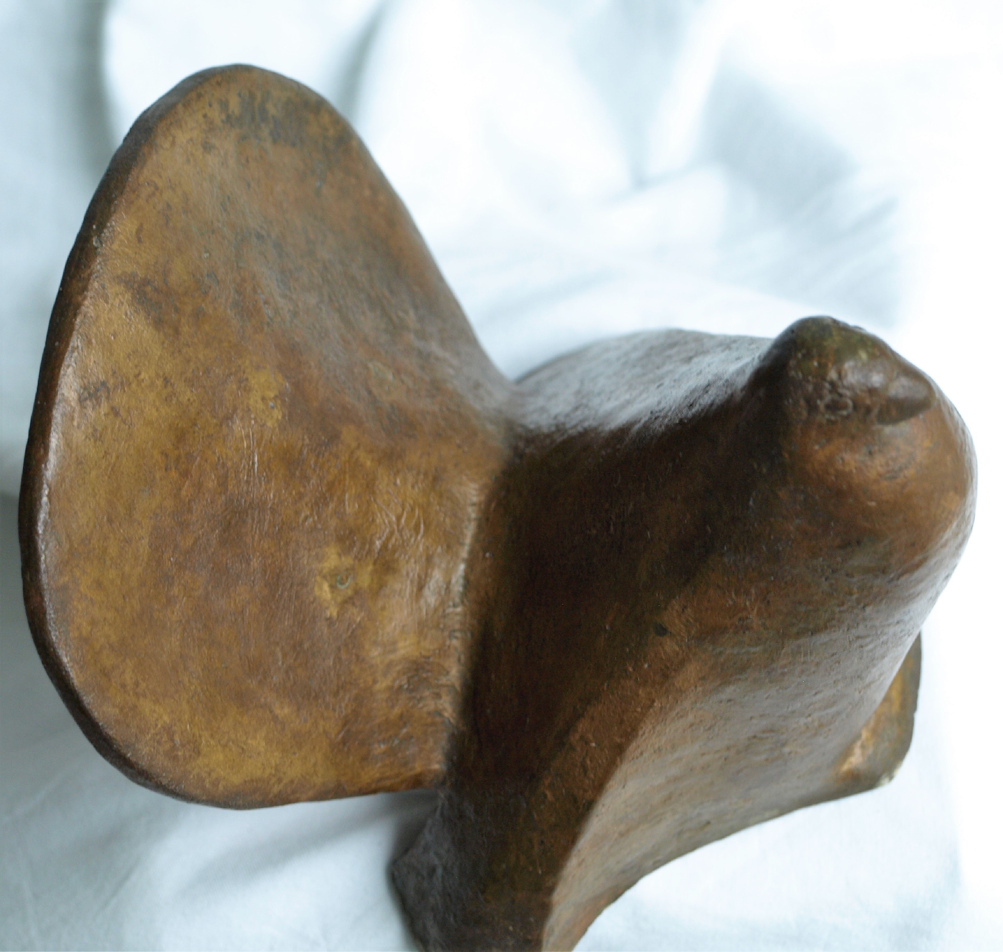 Niet of onleesbaar gesigneerd - Bronzen beeld , Duif / Doffer  kopen? Bied vanaf 1!