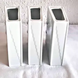 Rosenthal - Rarität 3 Porzellan Vasen LEITZ-ORDNER Exklusiv für die Firma LEITZ 1996 kaufen? Bieten Sie von 120!