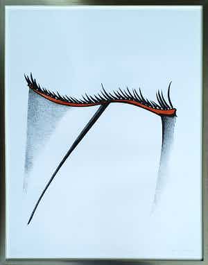 Jon Marten - Litho - Ingelijst verkocht voor € 65!