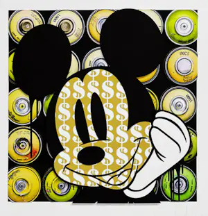 Ben Allen - "ADORE MICKEY - PAINT CANS YELLOW" kopen? Bied vanaf 250!