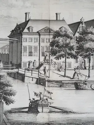 Caspar Commelin - Amsterdam, Oude zyds huys sitten huys - C Commelin - 1693 kopen? Bied vanaf 50!