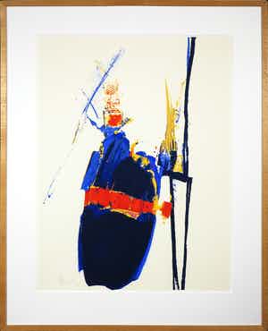 Arty Grimm - Zeefdruk, Zonder titel - Ingelijst (Groot) verkocht voor € 50!