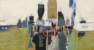 Fathel Neema - Gemengde techniek en collage op papier, Puur genieten - Ingelijst (Groot) kopen? Bied vanaf 60!