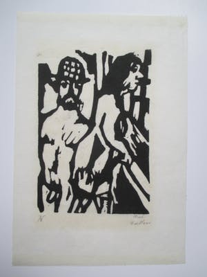 Aad de Haas - Houtsnede kopen? Bied vanaf 20!