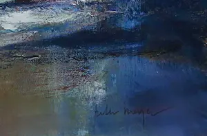 Peter Meijer - Acryl op doek, Waddenzee - Ingelijst (Zeer groot) kopen? Bied vanaf 400!