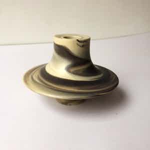 Rosenthal - Ufo kandelaar van Queensberry marble, zeldzaam verkocht voor € 45!