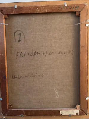 Jan Groenestein - Paarden op een dijk. kopen? Bied vanaf 350!