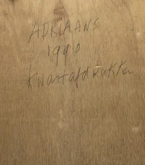 Leon Adriaans - origineel werk ‘Kwastafdrukken’ - 1990 kopen? Bied vanaf 650!