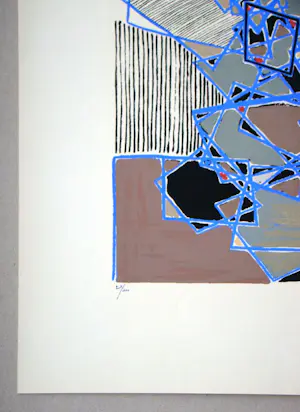 Natalia Dumitresco - Composition abstrait - Originele zeefdruck - 1954 kaufen? Bieten Sie von 140!