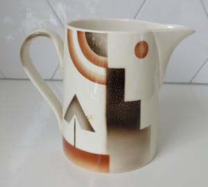 Societe Ceramique - Art deco Melkkan met decor SB 126 N kopen? Bied vanaf 25!