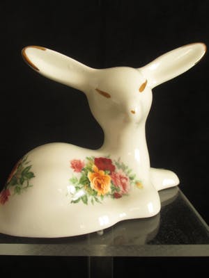 Niet of onleesbaar gesigneerd - 12 porseleinen miniaturen - Engeland - Cottage Rose kopen? Bied vanaf 1!