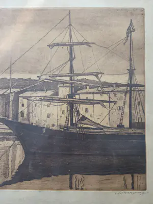 Ton Meyer - Zeilschepen in de haven. Zuid Europa. kopen? Bied vanaf 39!