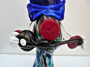 Niet of onleesbaar gesigneerd - Murano Clown masief glas opject kopen? Bied vanaf 1!
