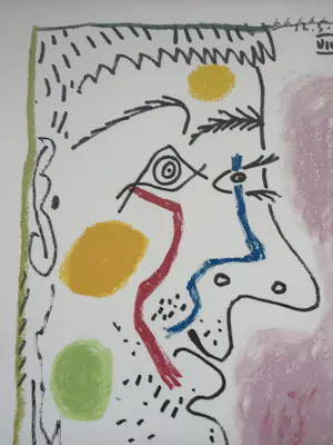 Pablo Picasso - Bearded Self-Portrait kopen? Bied vanaf 27!