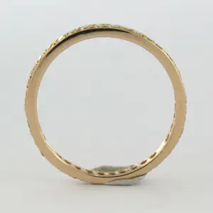 14k gouden alliance ring bezet met briljant geslepen diamant 0.60 ct - rm 17.25 kopen? Bied vanaf 420!