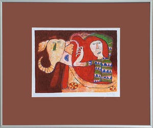 Shahid Parvez - Zonder titel | Ingelijst kopen? Bied vanaf 55!