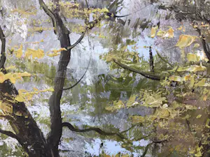 Niet of onleesbaar gesigneerd - Bospad. kopen? Bied vanaf 1!