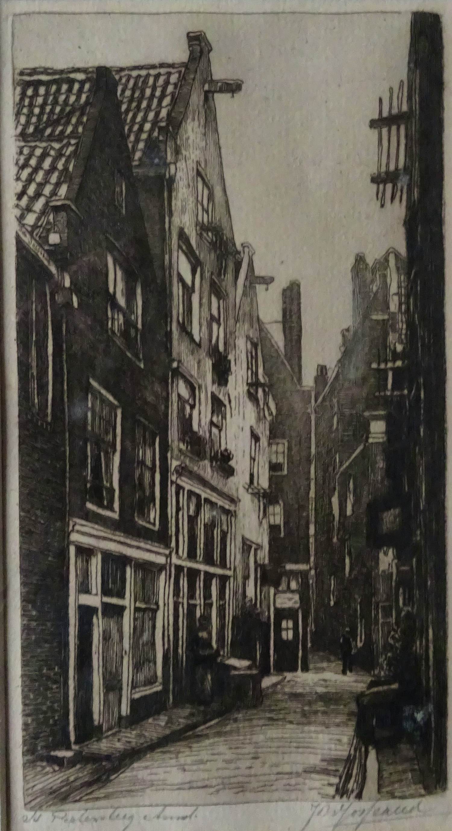 Johannes Josseaud - St Pietersteeg Amsterdam 1927 kopen? Bied vanaf 75!