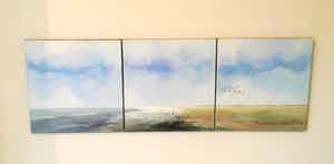 Gerard Carbo - Strandzicht verkocht voor € 150!