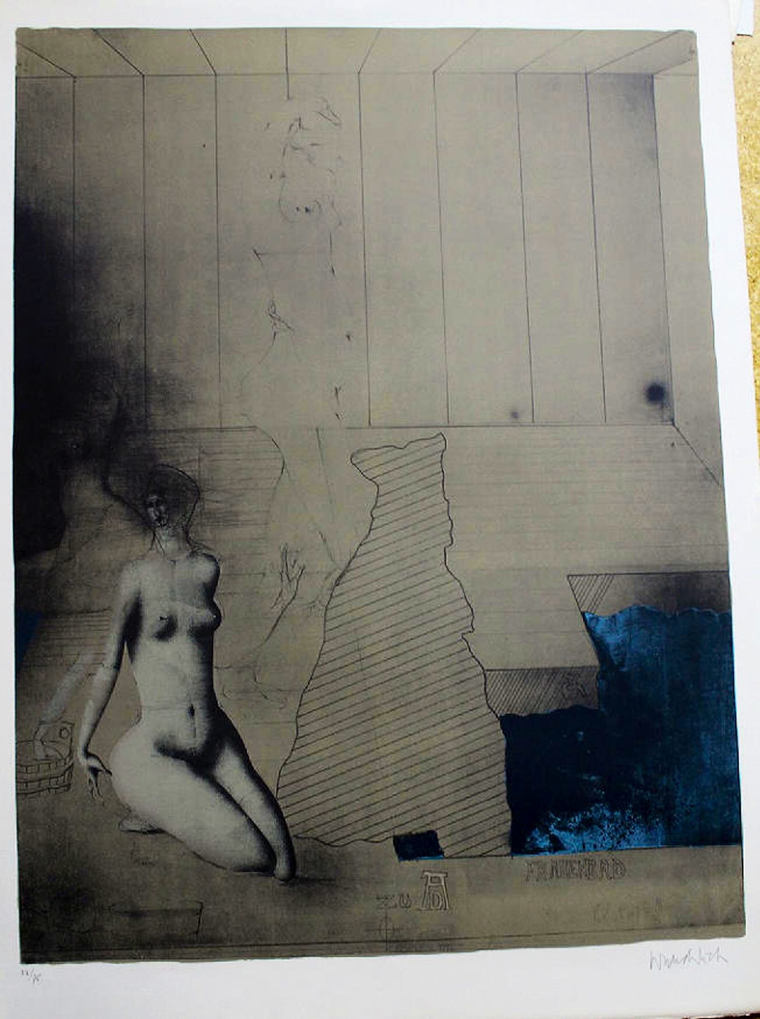 Paul Wunderlich - frauenbad (r4) verkocht voor € 195!