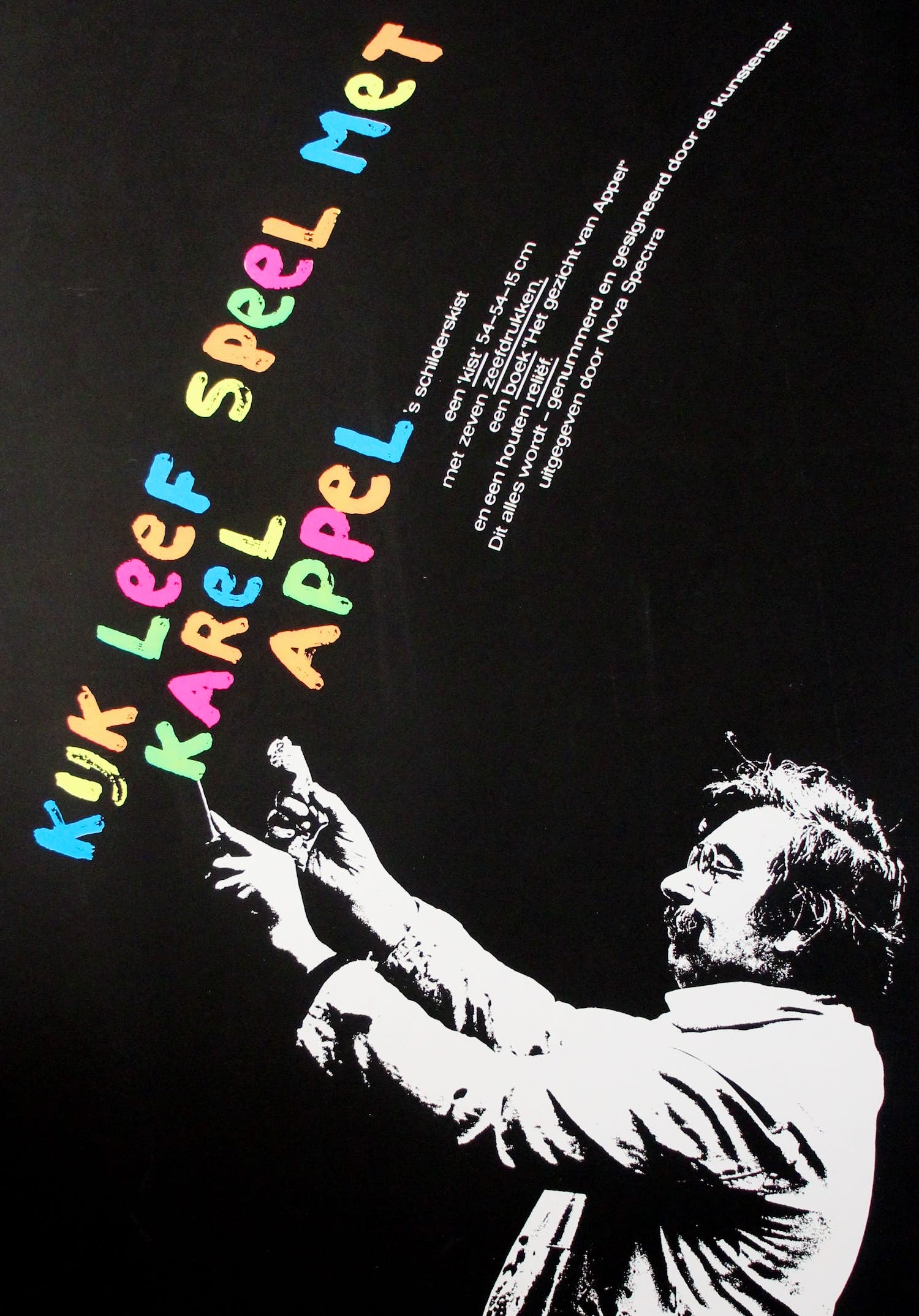 Karel Appel - Zeefdruk: Kijk, leef, speel kopen? Bied vanaf 50!