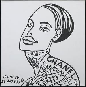 Selwyn Senatori - Acryl op doek, Chanel kopen? Bied vanaf 100!