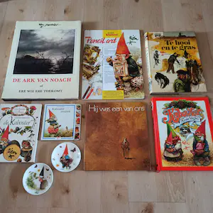 Rien Poortvliet - Zestal boeken + aardewerk en tekeningen, oudste item 1975 kopen? Bied vanaf 1!