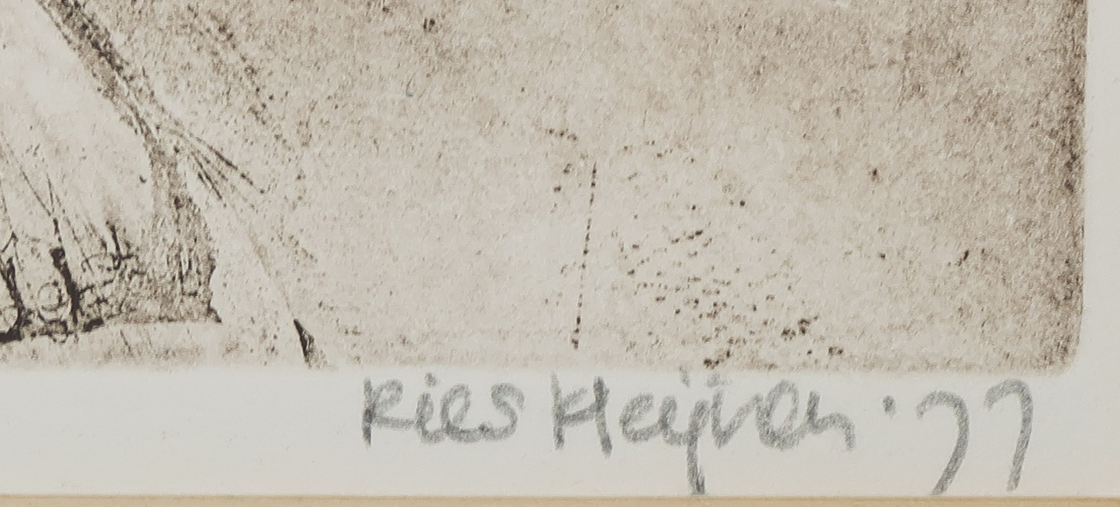 Ries Kleijnen - Ets, Dancer with bruised knees kopen? Bied vanaf 1!