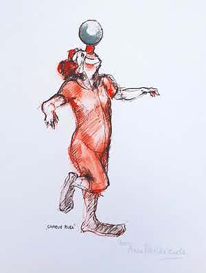 Kees Verkade - Charlie Rivel- 300 vd 350 verkocht voor € 75!