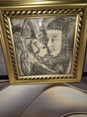 Jan Toorop - Behoorde te zijn.het geen mijn Vader is en de Neerziende Madonna kaufen? Bieten Sie von 35!