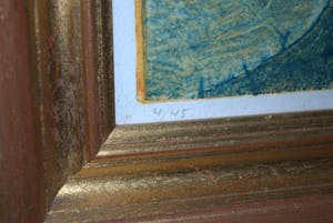 Elmar Gille - 2x: zeer grote kleurets & litho Val de Roussillon kopen? Bied vanaf 160!