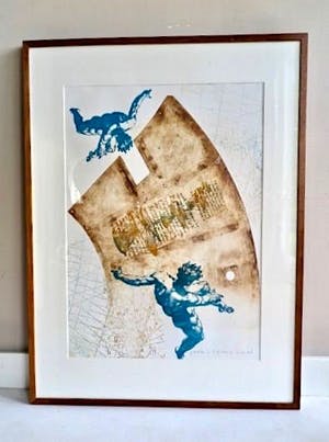 Leentje Linders - Apollo 13 - De bijna 'rampvlucht' naar de maan in 1970 - Professioneel ingelijst kopen? Bied vanaf 1!