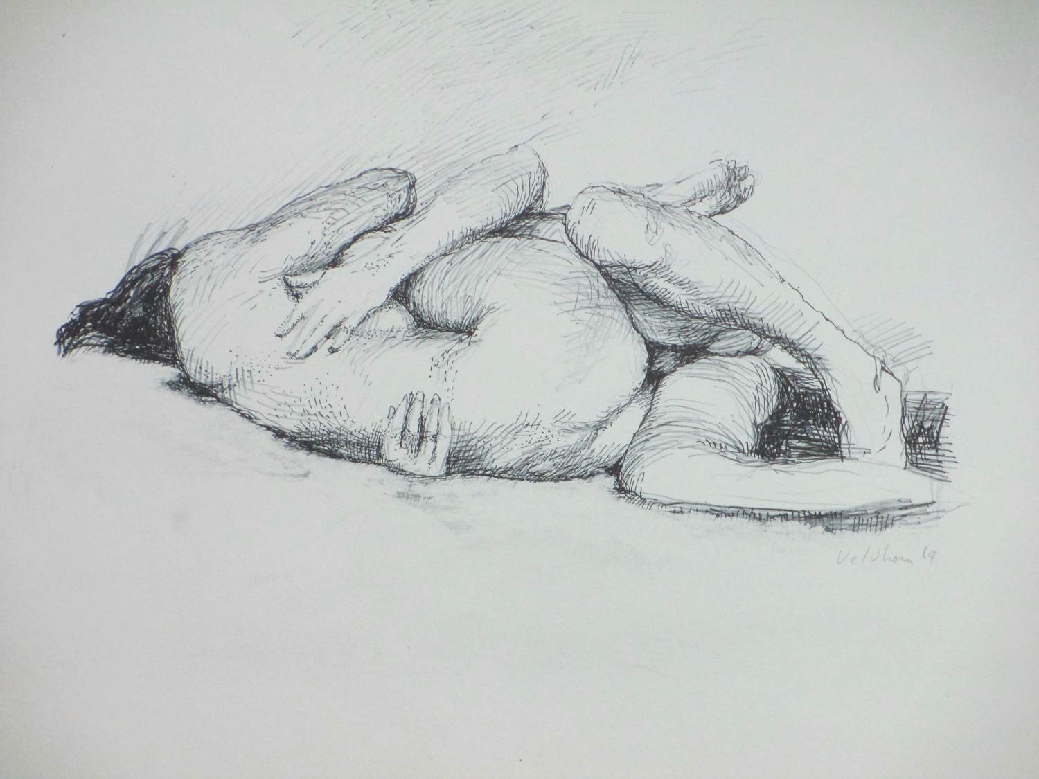 Aat Veldhoen - Amoureus koppel - Rotaprint kopen? Bied vanaf 70!