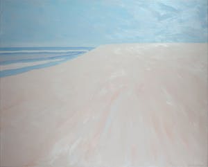 Paul Overhaus - Olieverf op doek, Rose Strand - Ingelijst (Groot) kopen? Bied vanaf 10!