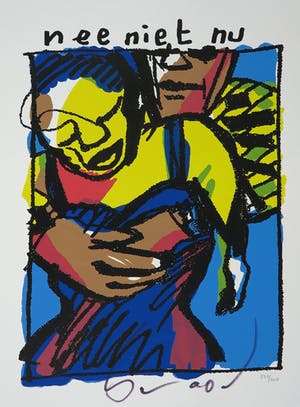 Herman Brood - Zeefdruk, Nee niet nu kopen? Bied vanaf 120!