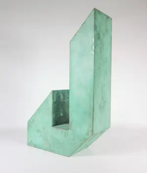 Herman Van Nazareth - Sculptuur van geoxideerd koper, Giant kopen? Bied vanaf 1200!