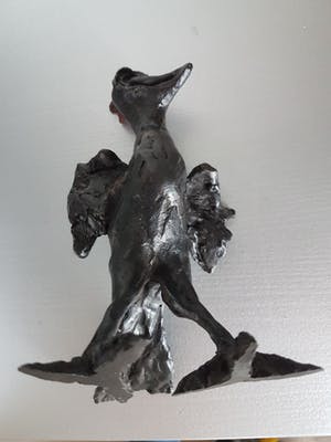 Brons (Onbekend) - Hennie van Leeuwen " Rare vogel " incl certificaat van echtheid kopen? Bied vanaf 150!