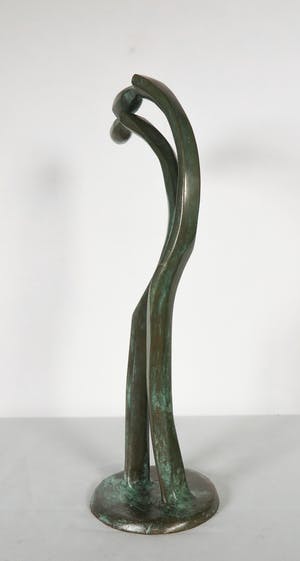 Brons (Onbekend) - Bronzen beeld van twee figuren kopen? Bied vanaf 1!