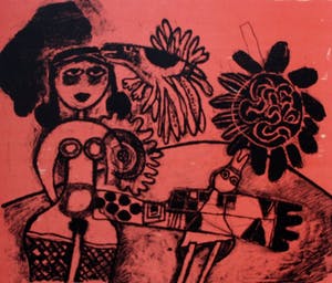 Corneille - Litho: Rose Tropique - 1972 kopen? Bied vanaf 299!